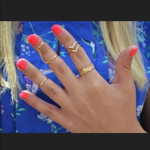 6 Ring Boho Set - Picture 5 of 5